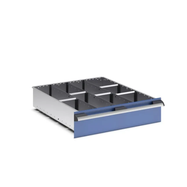 bott Cubio indelingsassortiment 9 compartimenten 650x750x150 mm