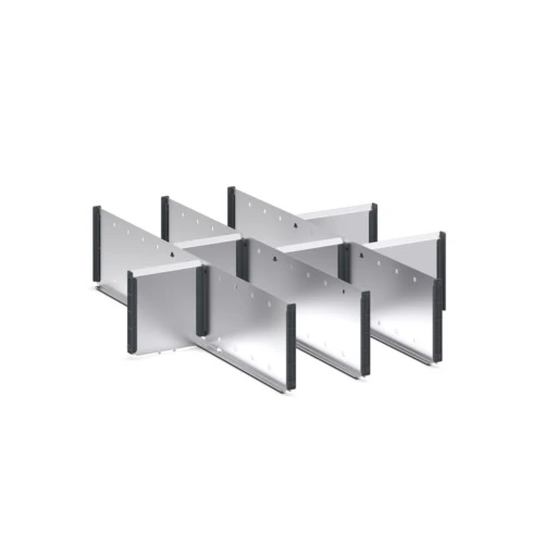 bott Cubio indelingsassortiment 9 compartimenten 650x750x150 mm