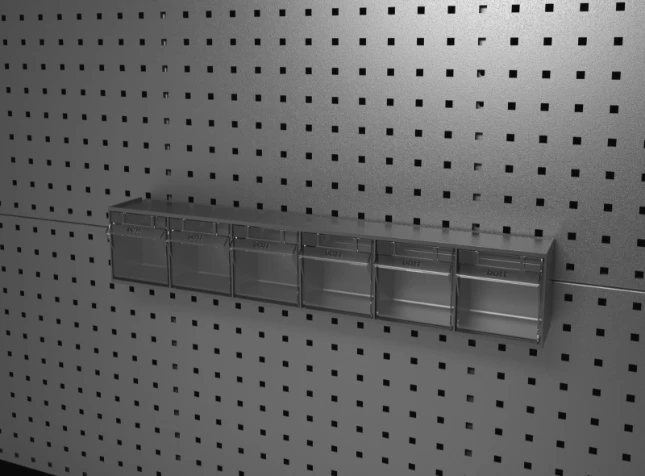 bott Perfo kantelbakken transparant  RAL 7016 (6 stuks)