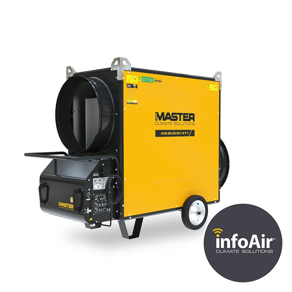 Master Indirecte Diesel Heater BV471-SE InfoAir 136kW 1-wegs