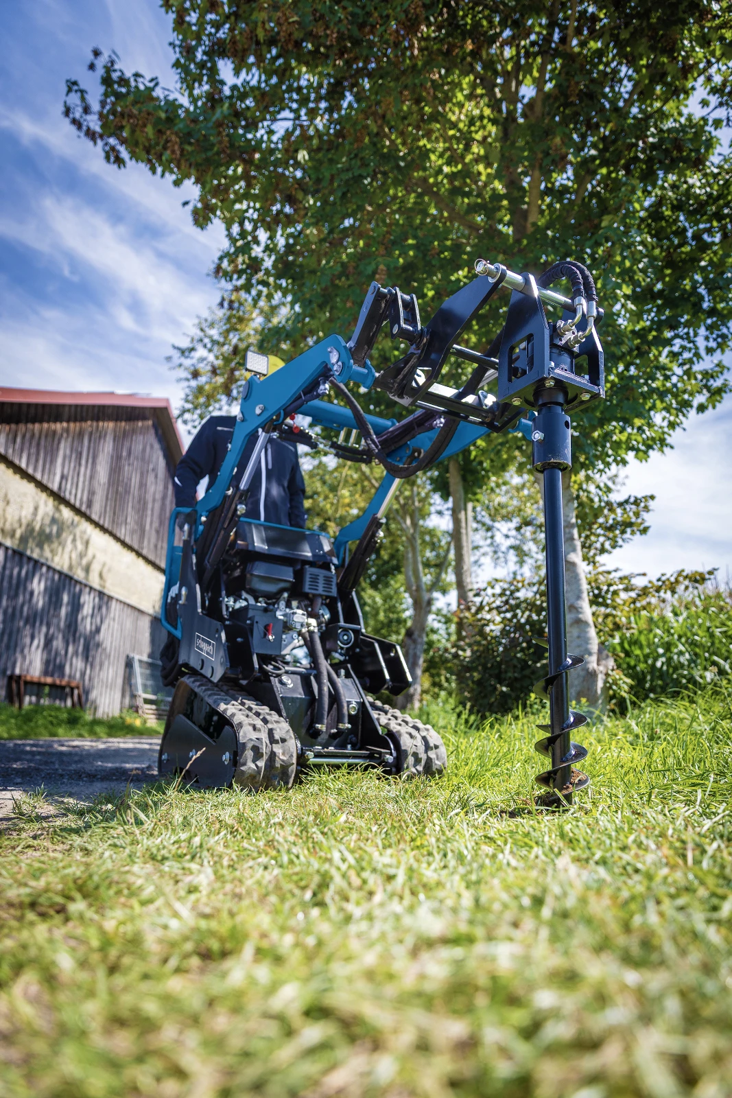 Scheppach Grondboor O100 mm voor Minilader MKL730