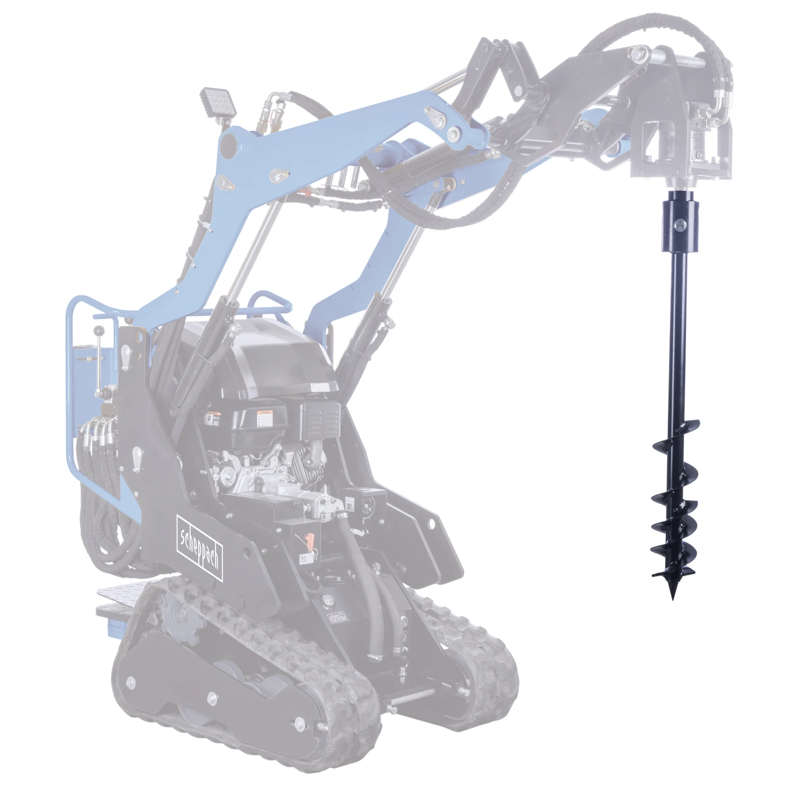 Scheppach Grondboor O100 mm voor Minilader MKL730