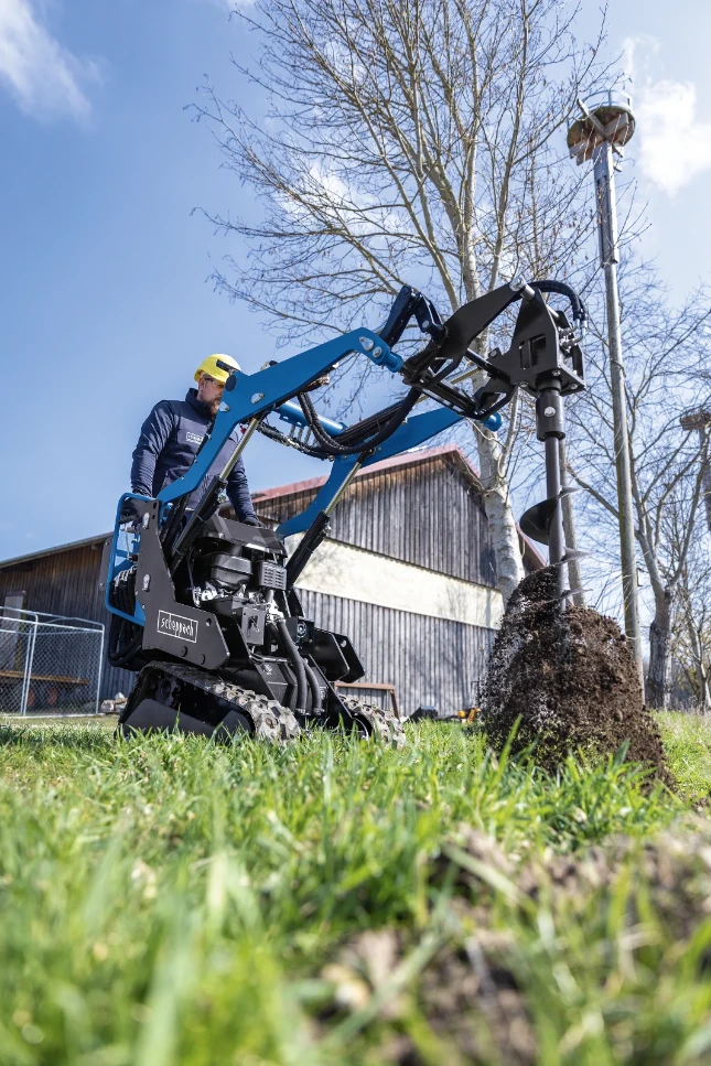 Scheppach Grondboor O200 mm voor Minilader MKL730