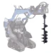 Scheppach Grondboor O200 mm voor Minilader MKL730