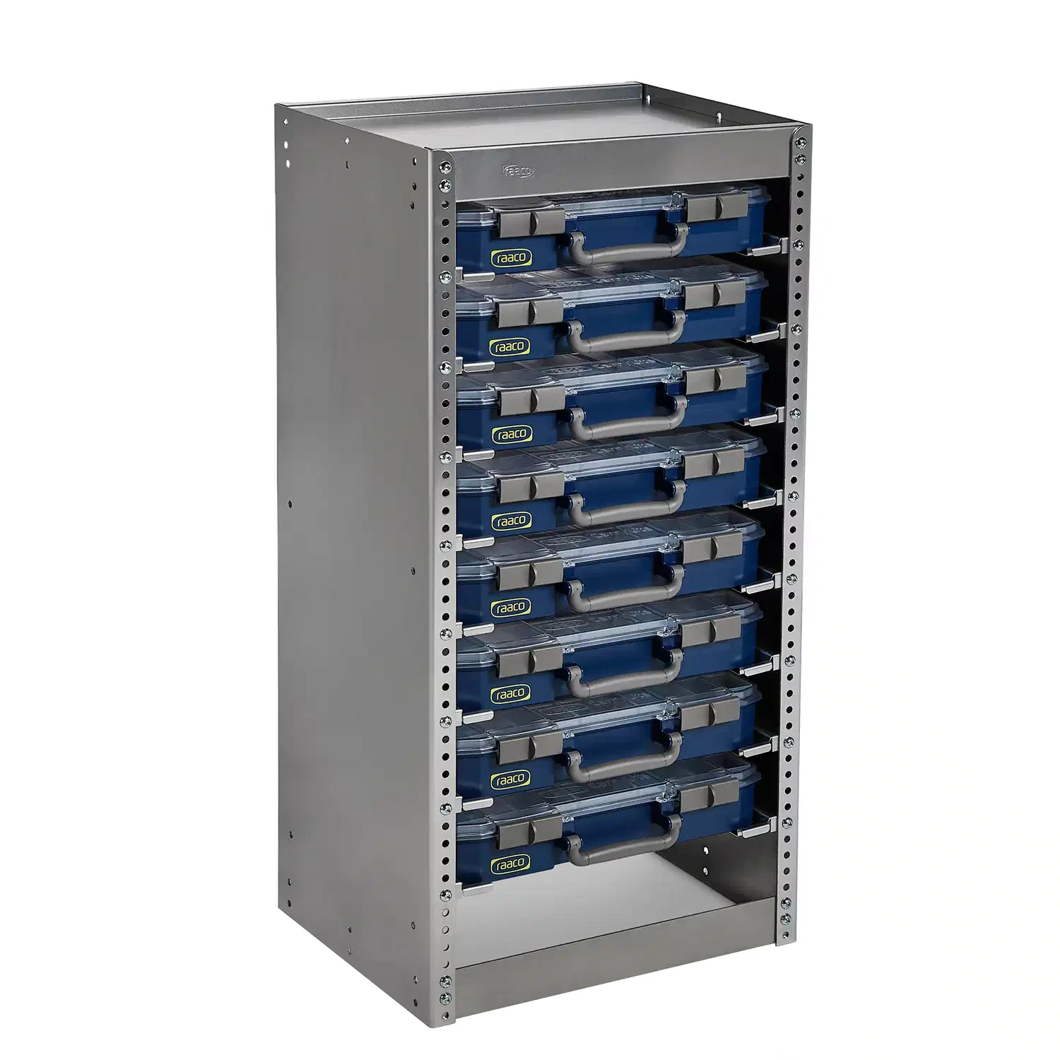 Raaco CarryLite Opbergrek S298 met 8 koffers