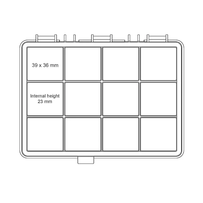 Raaco Assortimentsdoos Assorter - 12 vaste vakken
