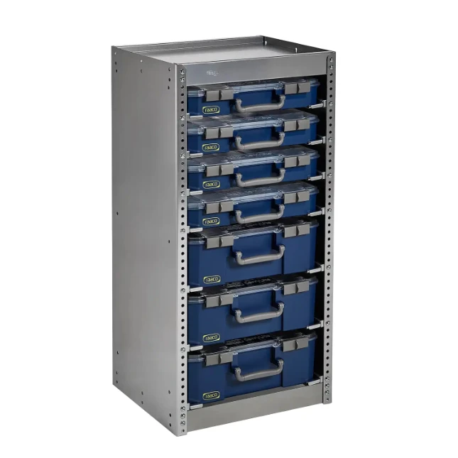 Raaco Aluminium Rek S297 inclusief CarryLite koffers