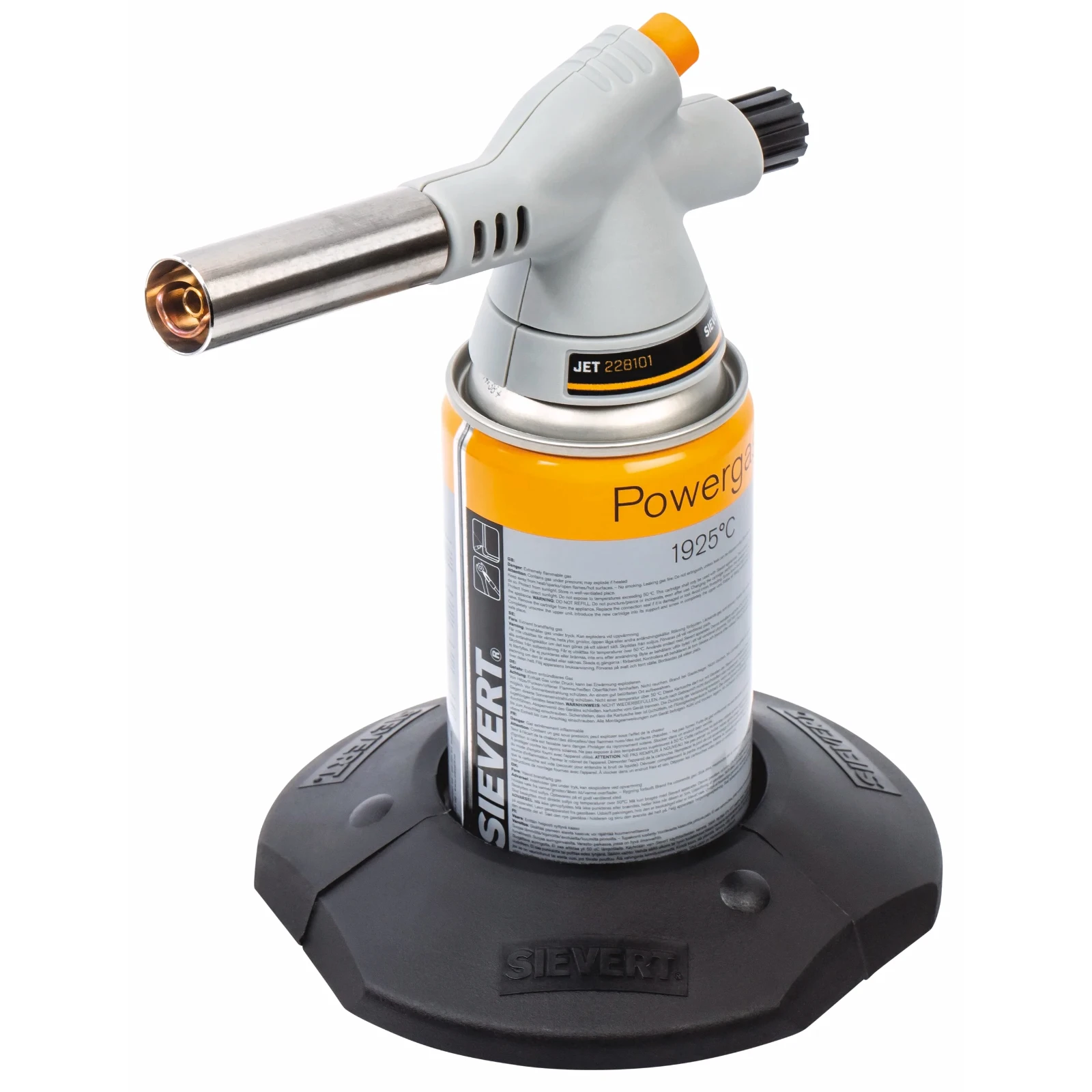 Sievert Powergas brander 2281 piëzo (incl. 1 gaspatroon)