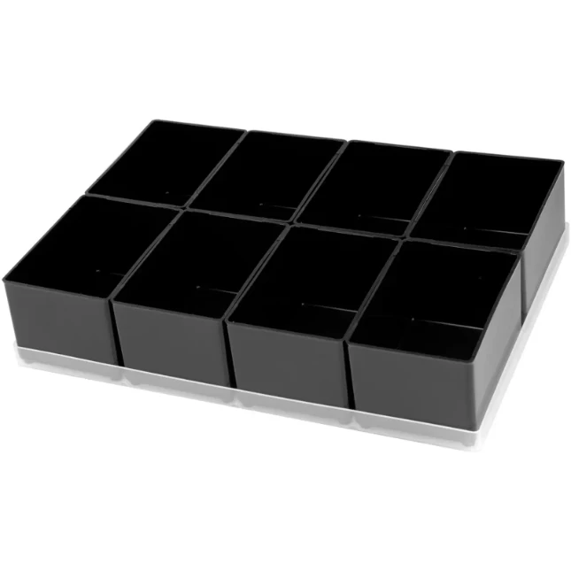 Raaco Inzetbakjes ESD 55 A8-1 met tray (8 bakjes)
