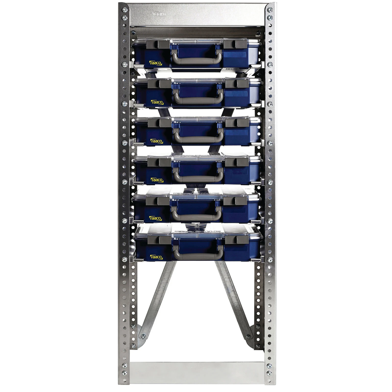 Raaco Rek Aluminium incl 6 CarryLites
