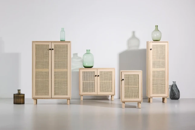 Astigarraga Kast rotan  verticaal - 1 deur