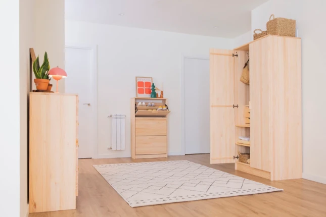 Astigarraga Schoenenkast hout - massieve deuren
