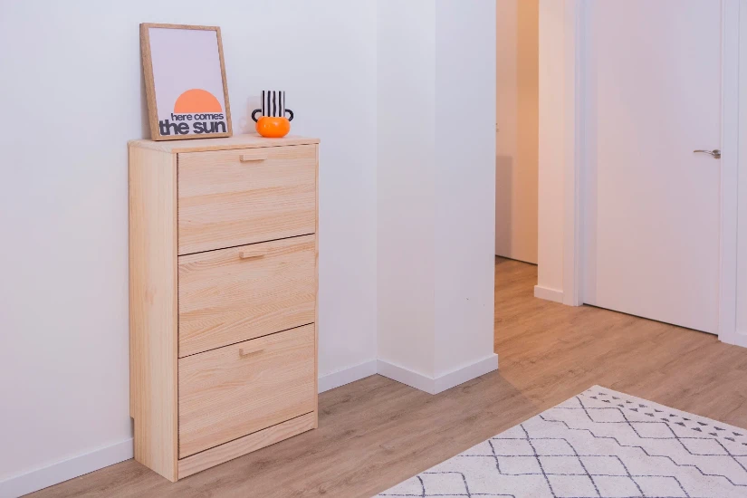 Astigarraga Schoenenkast hout - massieve deuren