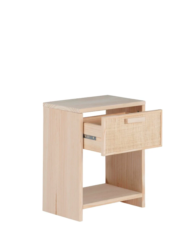 Astigarraga Bijzettafel van  hout en raffia