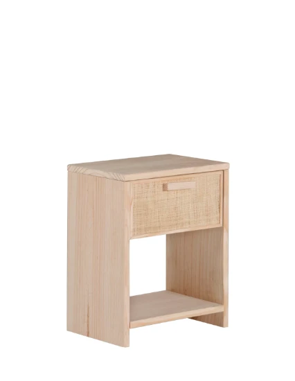 Astigarraga Bijzettafel van  hout en raffia