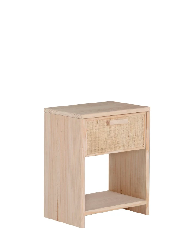 Astigarraga Bijzettafel van  hout en raffia