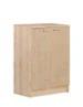 Astigarraga Dressoir van hout en natuurlijk raffia
