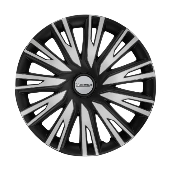 Michelin Wieldoppen 15 inch - zilv/zwa - 4 stuks