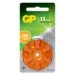 GP ZA13 Hoortoestelbatterij Zinc Air (6 stuks)