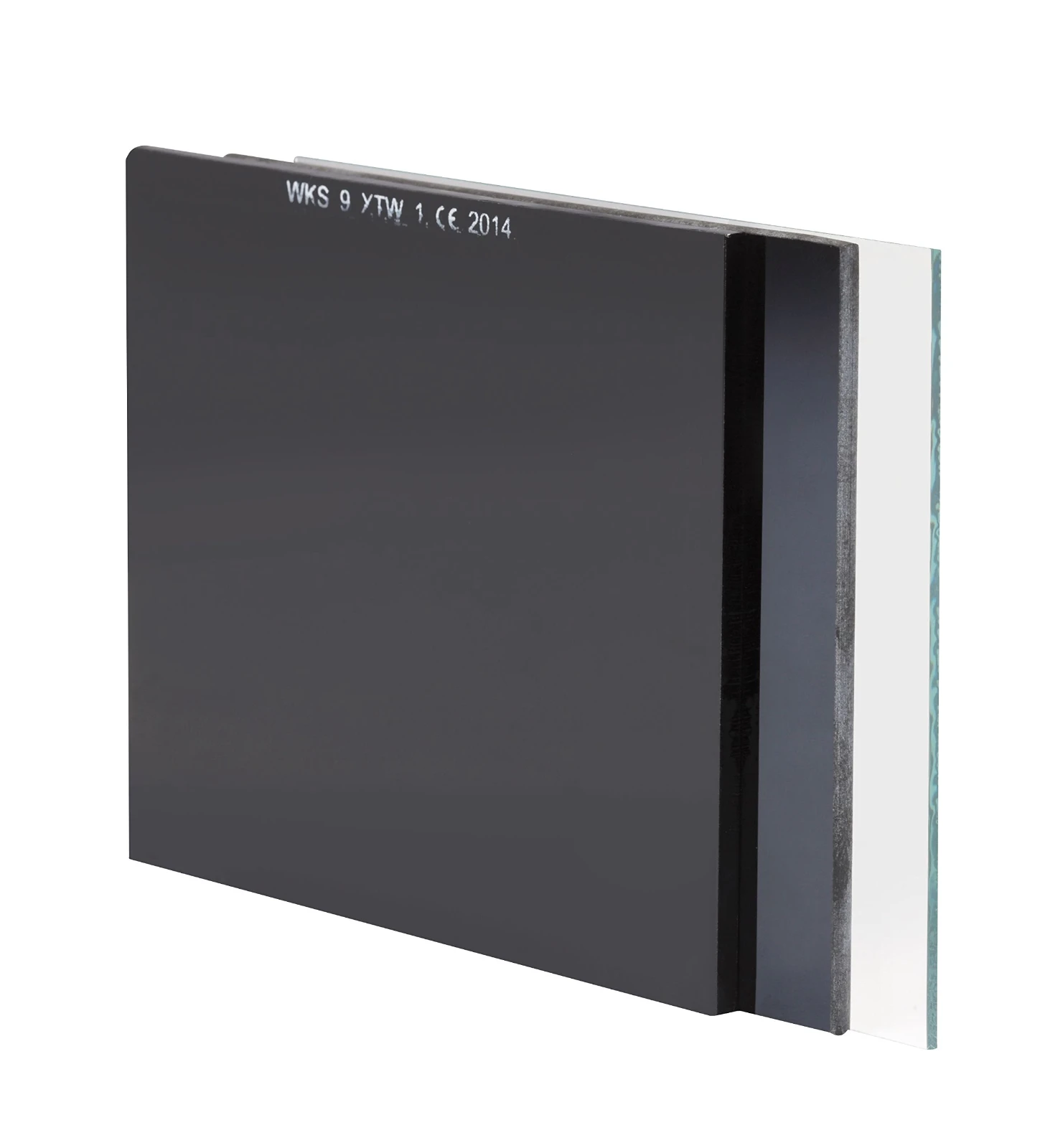 Verre de protection pour soudeur, la paire, DIN9