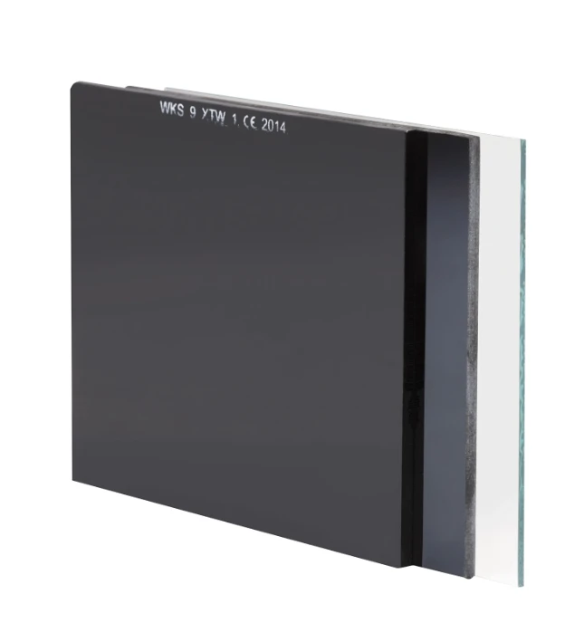 Verre de protection pour soudeur, la paire, DIN9