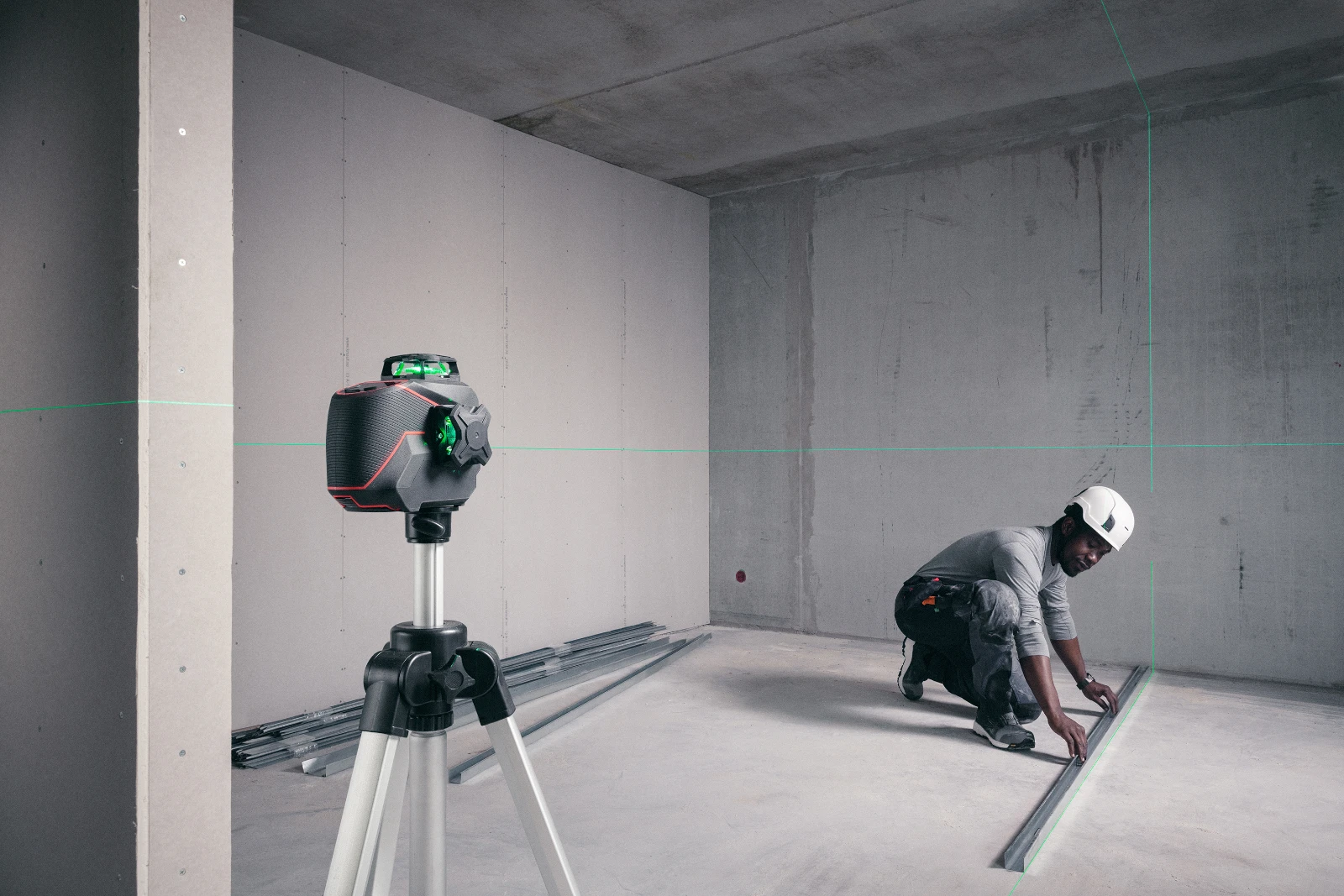 Hultafors Kruislijnlaser H3 groen - 3x360 graden