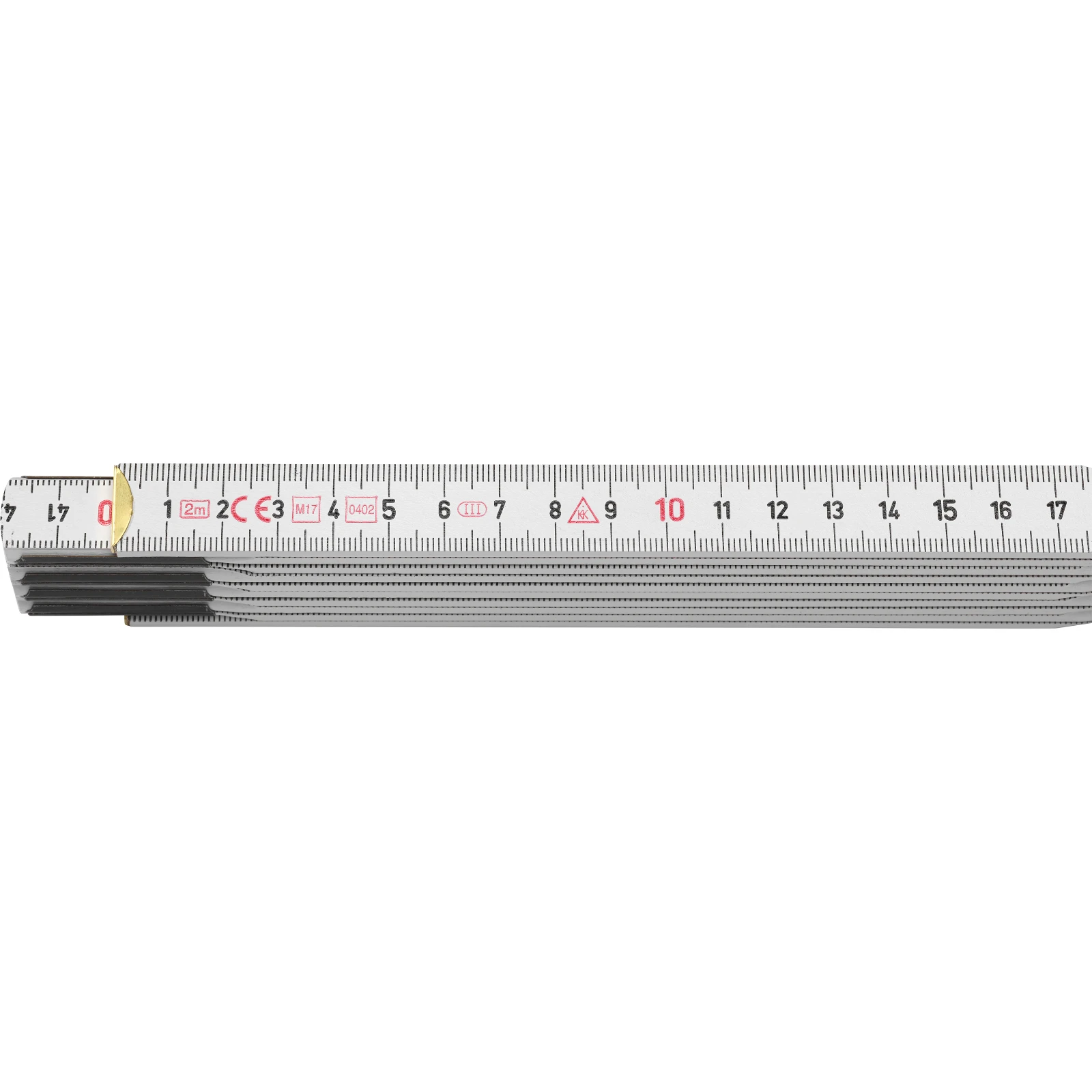 Hultafors Duimstok T59 2m - 10-delig - wit