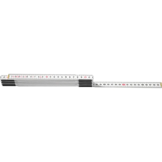 Hultafors Duimstok T59 2m - 10-delig - wit