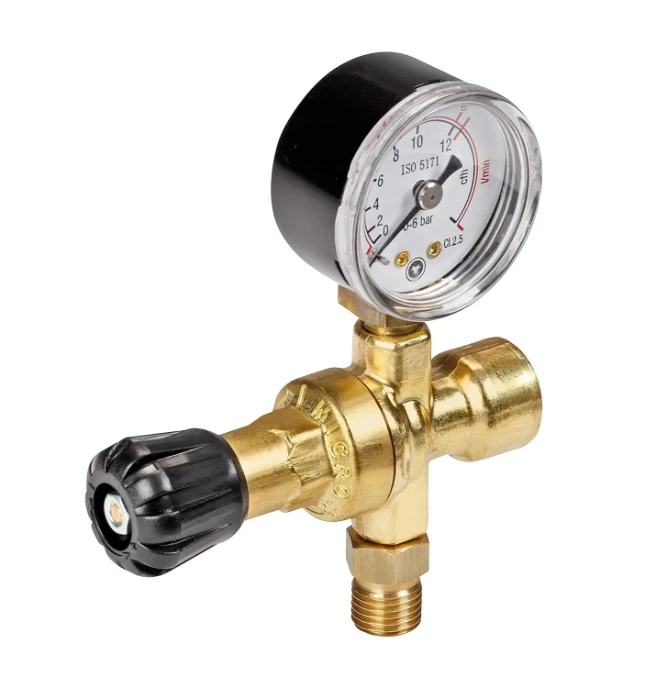 Rothenberger Drukverminderaar Micro met manometer M10 G 1/4"