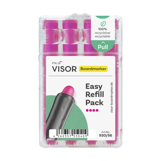 Pica VISOR Boardmarker Navulling roze (4 stuks)