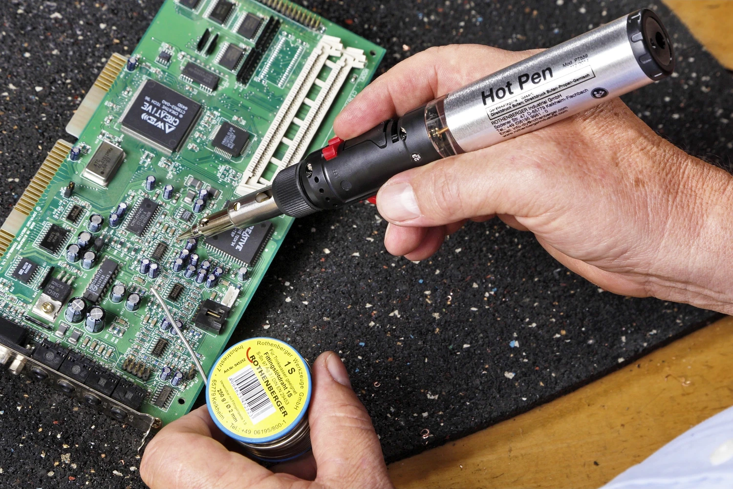 Rothenberger Soldeerpen met piëzo-ontsteking 800°C (10-delig)