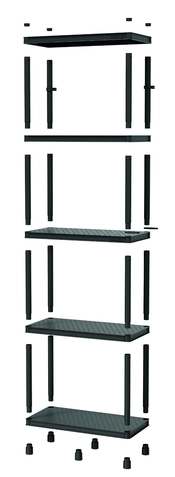 Kistenberg Stellingkast Kunststof - 1725x740x360 mm - 5 planken