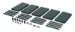 Kistenberg Stellingkast Kunststof - 1725x740x360 mm - 5 planken