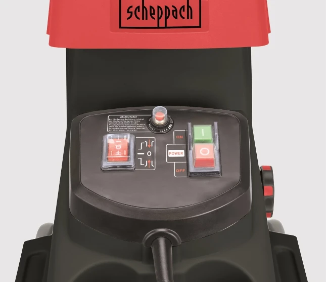 Scheppach Hakselaar GS60 - 2800W - voor takken tot O44mm - 60L opvangbak