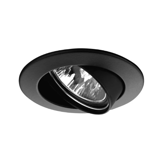 Paulmann Inbouwlamp Premium IP44 GU5,3 dimbaar zwart O83mm - 1-spot