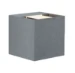 Paulmann Outdoor LED-wandlamp Cybo 80x80mm IP65 3,5W grijs