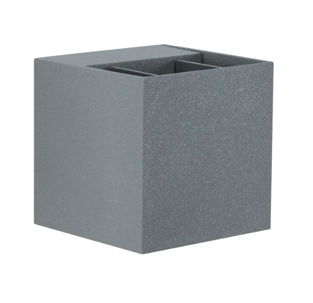 Paulmann Outdoor LED-wandlamp Cybo 80x80mm IP65 3,5W grijs