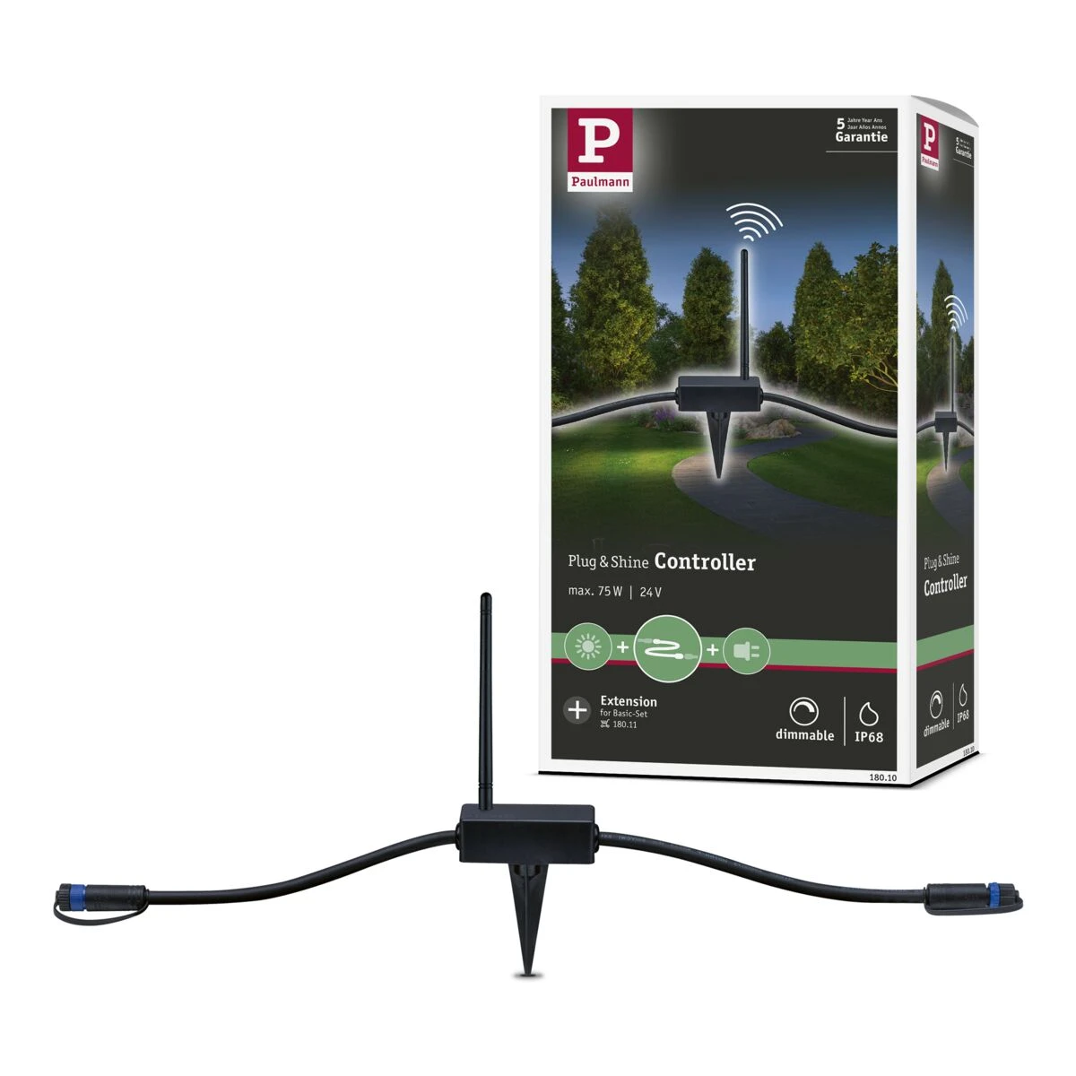Paulmann Outd P & S controller IP68 433 MHz zwart