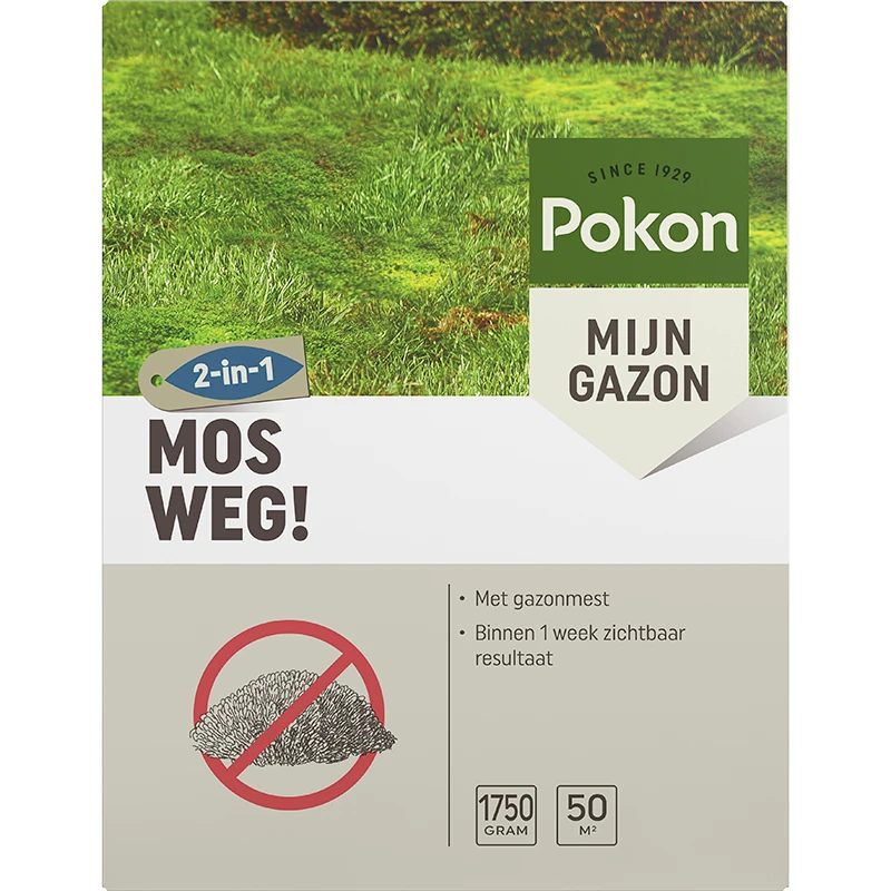 Pokon Mos Weg! 50 m² 1750 gram (2-in-1)