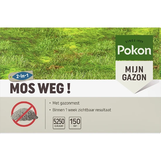 Pokon Mos Weg! 150 m² 5250 gram (2-in-1)