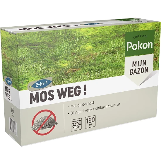 Pokon Mos Weg! 150 m² 5250 gram (2-in-1)
