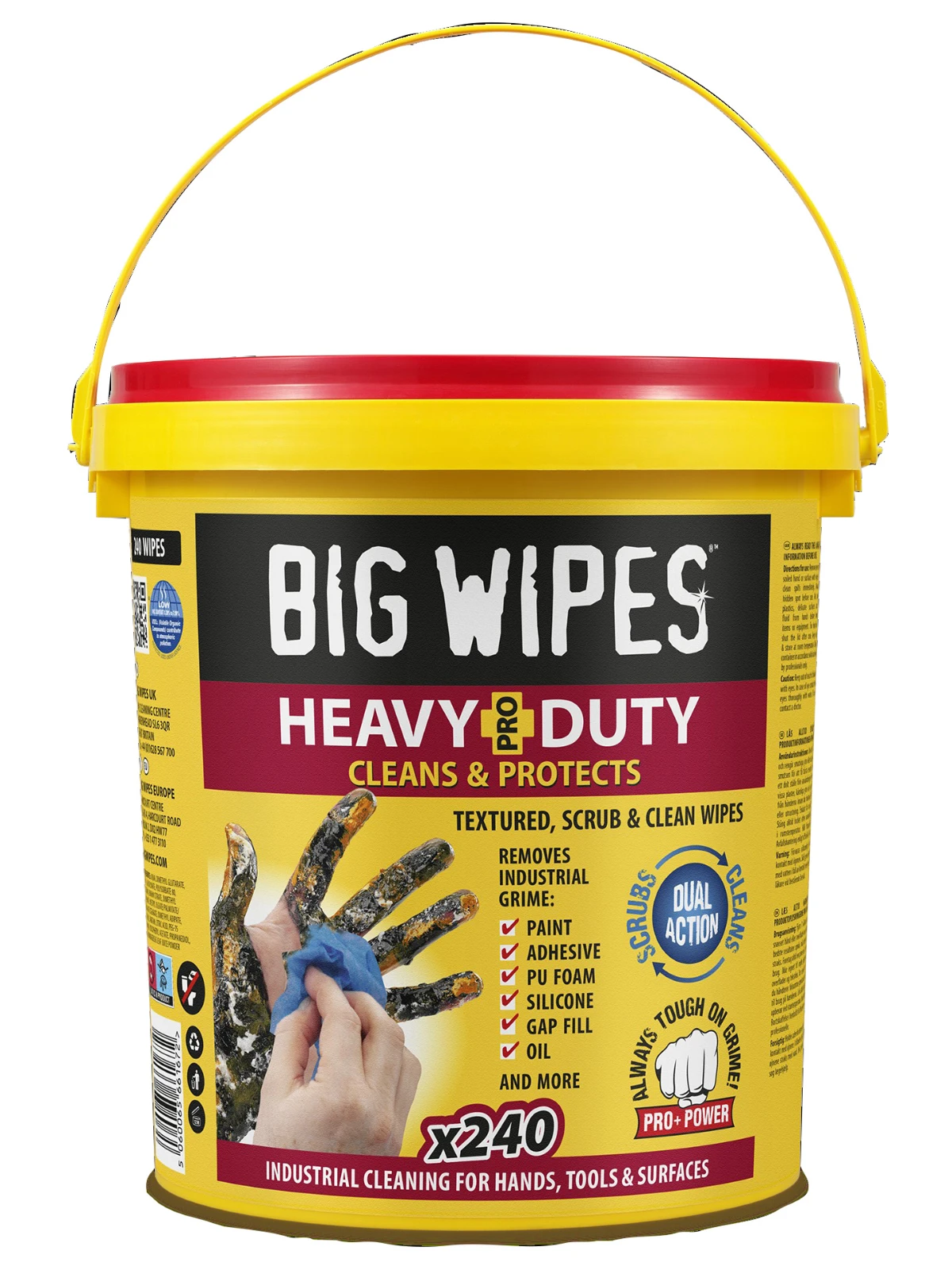 Big Wipes Emmer Heavy-Duty industriele doekjes