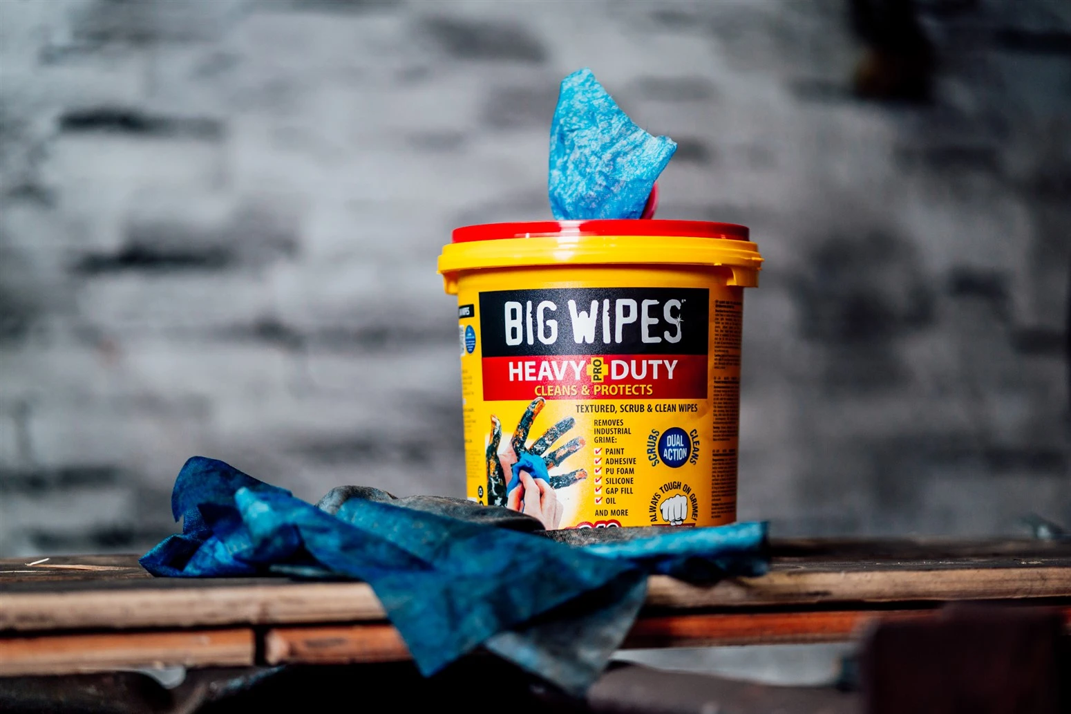 Big Wipes Emmer Heavy-Duty industriele doekjes