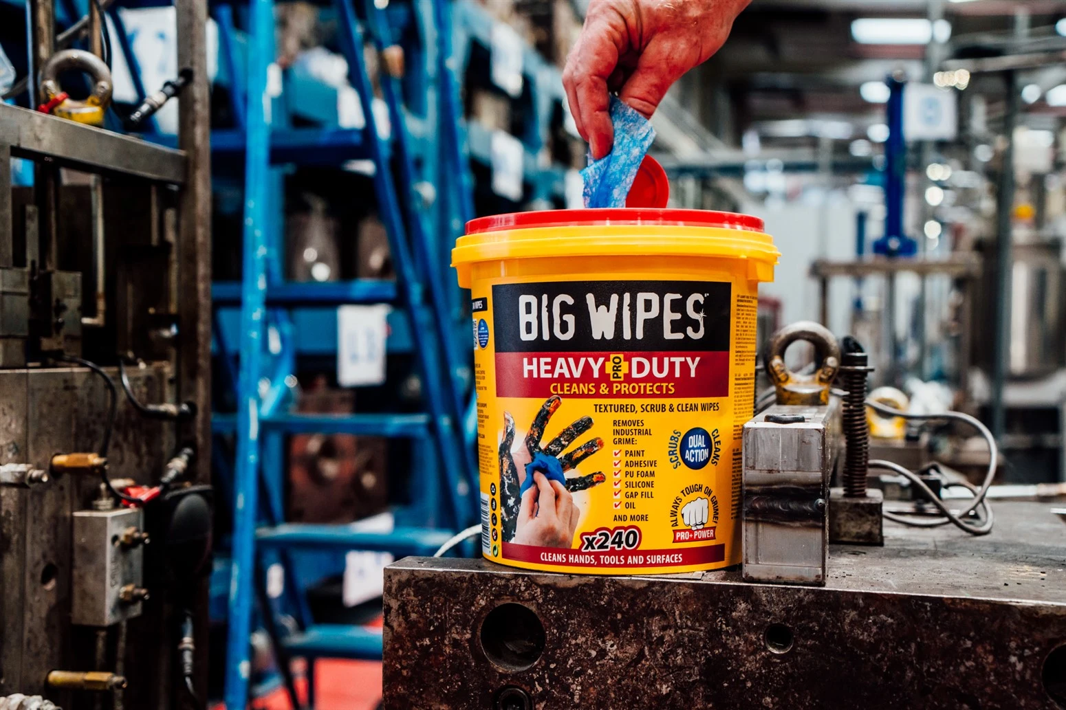Big Wipes Emmer Heavy-Duty industriele doekjes