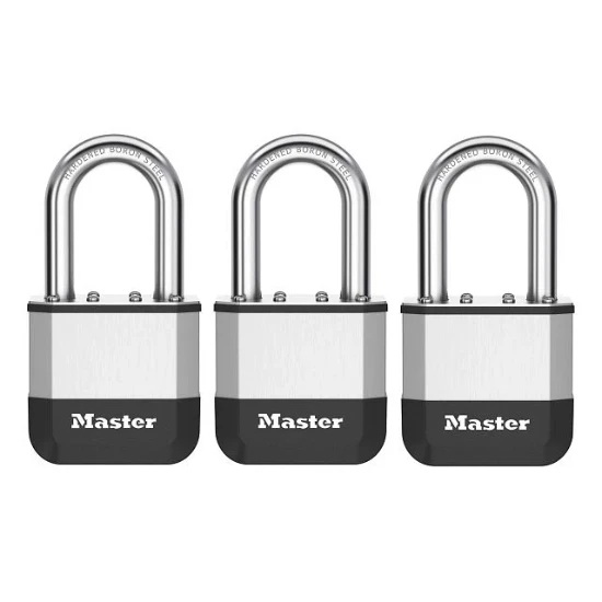 Masterlock Elite hangslot - 52mm - lange beugel - 3st
