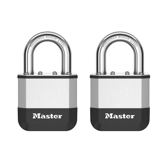 Masterlock Elite hangslot - 52mm - korte beugel - 2st