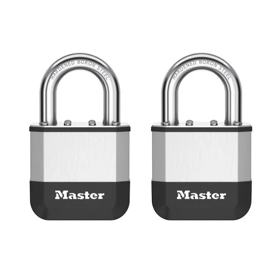 Masterlock Elite hangslot - 52mm - korte beugel - 2st