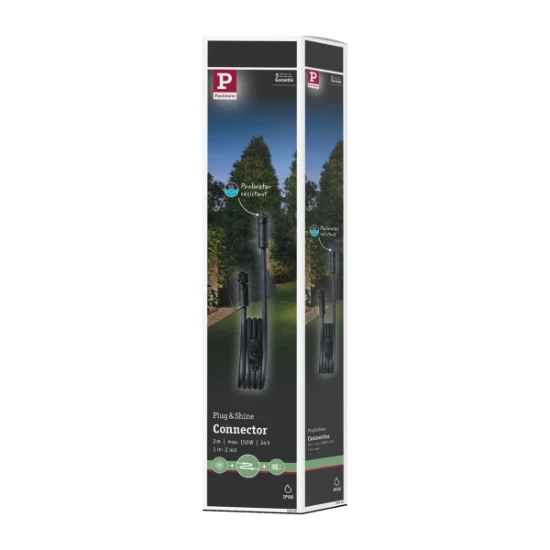 Paulmann Outd kabel - IP68 - 2m - 1 in-2 out - 2x1,5mm2