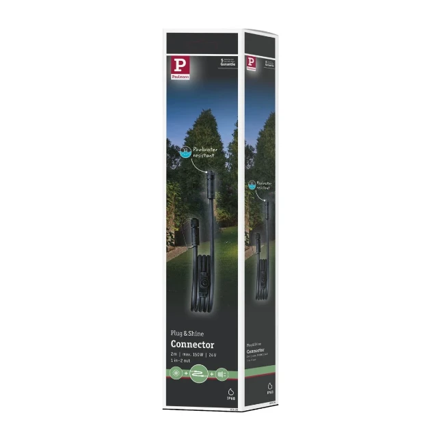 Paulmann Outd kabel - IP68 - 2m - 1 in-2 out - 2x1,5mm2
