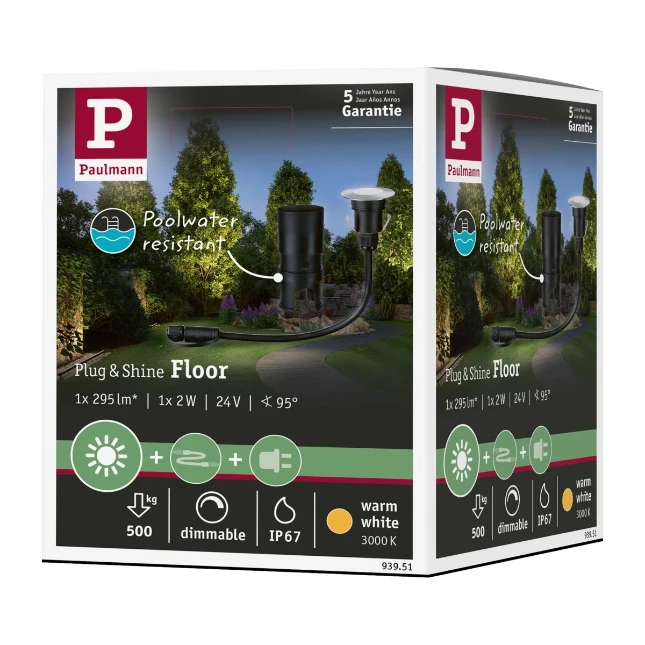 Paulmann Outd P & S grond EBL 2,5W IP65 3000K 24V